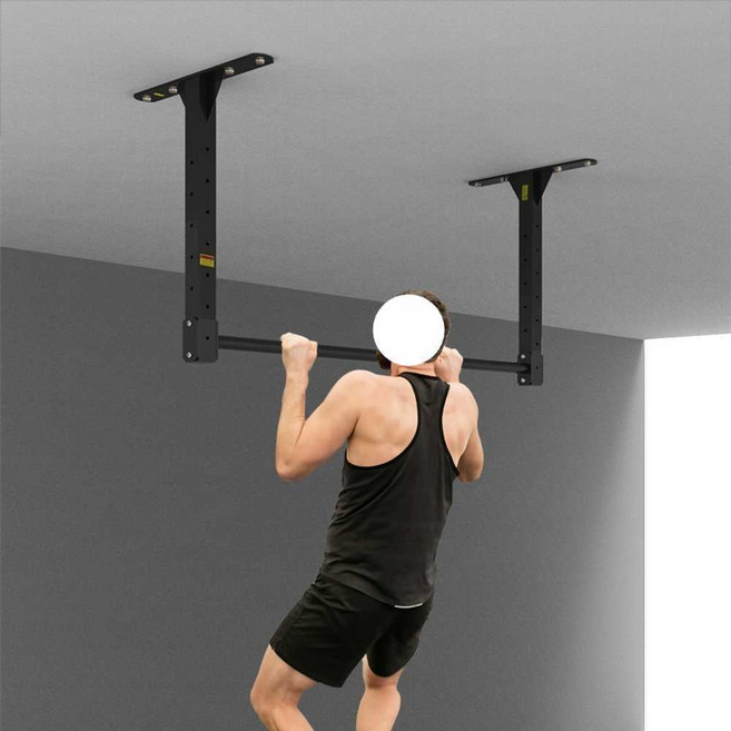 머슬업 철봉 풀업바 크로스핏 천장 부착 실내 턱걸이 상품, 120cm