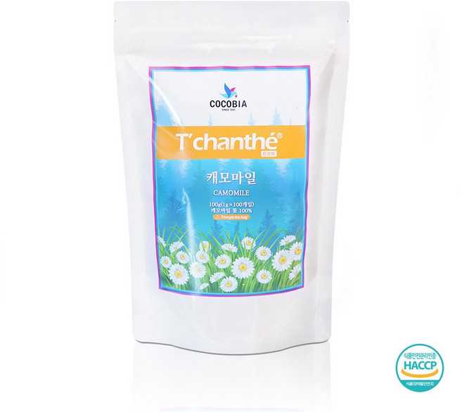 티샹떼 허브차 캐모마일차 100티백 허브티 삼각티백, 100개입, 1개, 1g