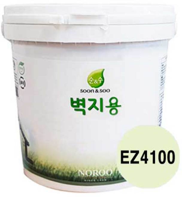 순앤수 벽지용페인트 2L 에그쉘광 친환경 벽면 곰팡이방지, EZ4100, 1개