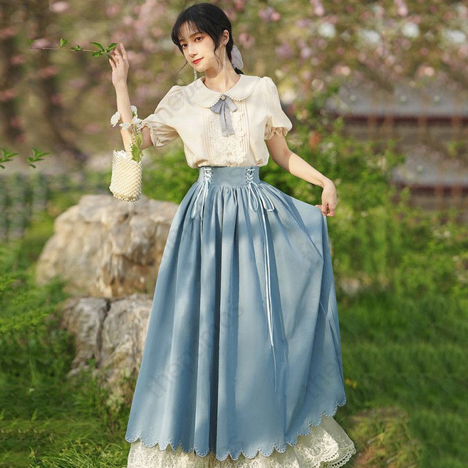 경성의복 개화기의상 스냅 졸업 사진 촬영 모자포함 경성 긴팔 의상