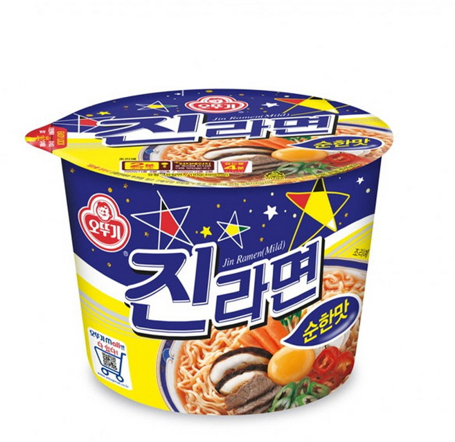 오뚜기 진라면_순한맛_용기 (110GX6)x 1개, 16개