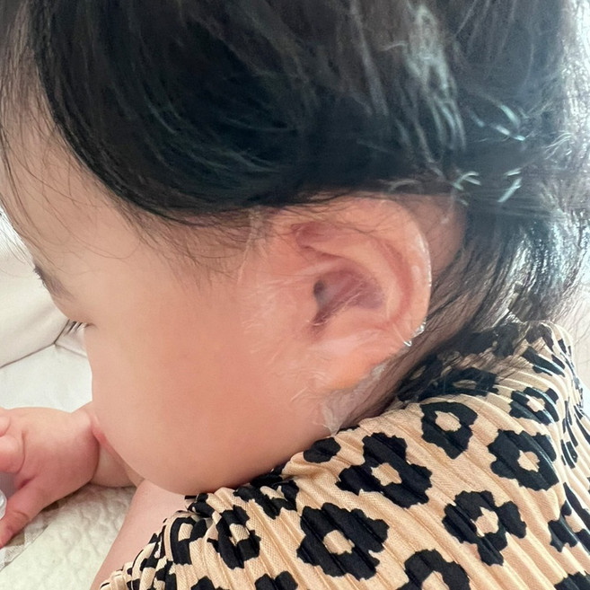 예꼬맘 귀 방수 아기 귀마개 스티커 소형 30매, 1개, 귀방수스티커30매[소형]