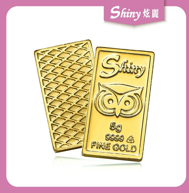 炫麗 Shiny 咕咕金條 9999純金, 咕咕金條,a.刷卡一次付清