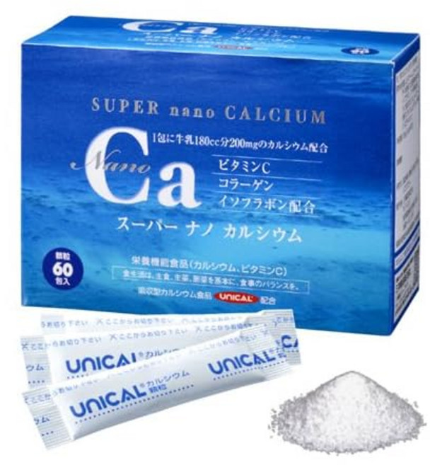 삼양약품 HBC 슈퍼 나노칼슘 나노 수준 설계 흡수형 칼슘 과립 타입 60포 포함