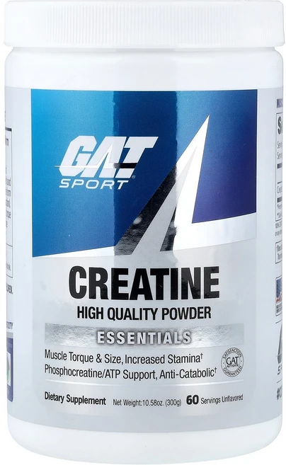 GAT Creatine Unflavored 10.58 oz 300 g, GAT, Creatine, Unflavored, 10. - 쿠팡