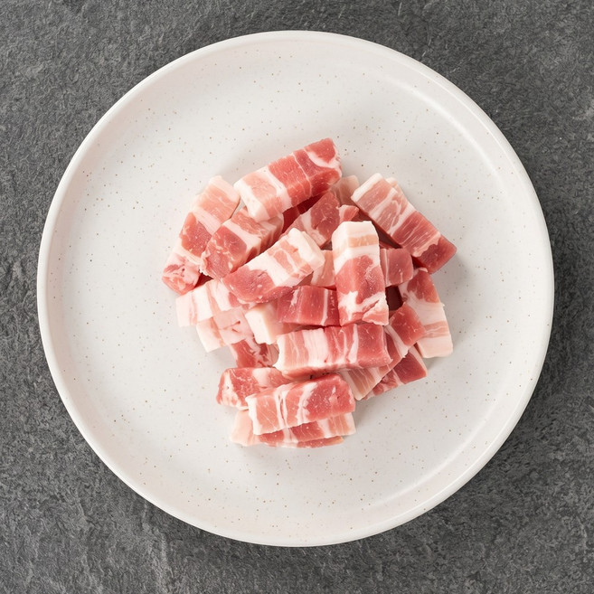 기름적은 큐브 벽돌 삼겹살 1.5kg 스페인산, 1개