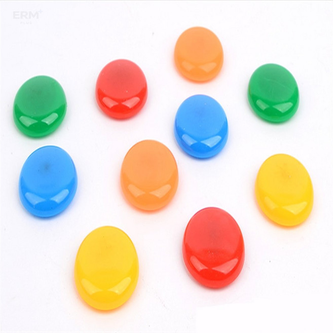 이알엠플러스 원형 냉장고 자석 큐티자석, 컬러원형 대 8P (4cm)