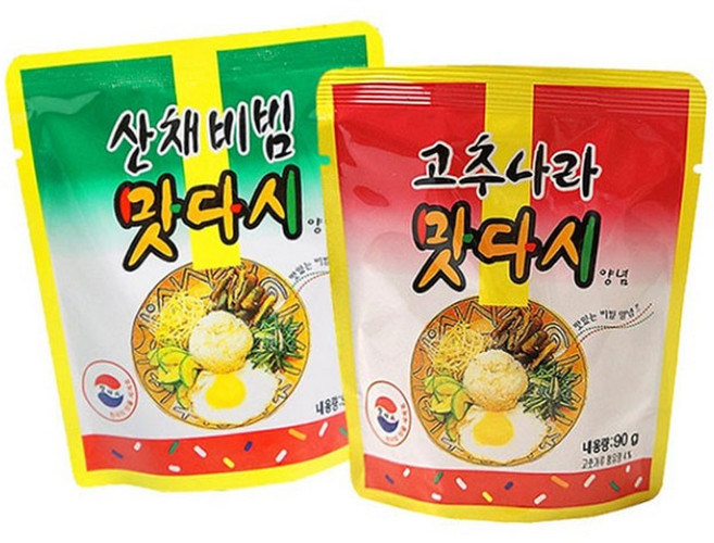 맛다시 만능소스 비빔장 고추나라 산채비빔 90g, 고추나라 맛다시 90g, 1개