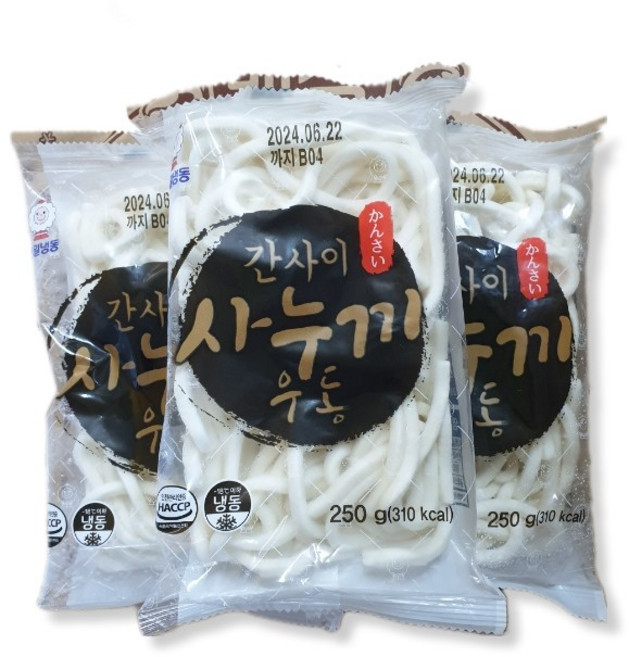 천일 간사이 사누끼 우동면 (250g), 5봉, 1.25kg