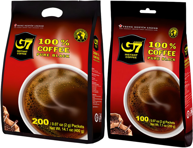 G7 블랙 원두커피스틱 200p + 100p, 1세트, 2g, 300개입