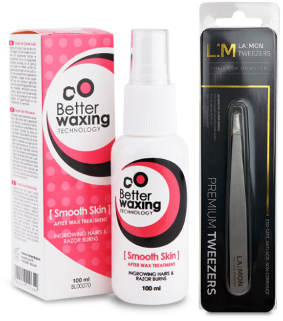 베럴왁싱 스무드 스킨 인그로운방지 키트, 1개, 100ml