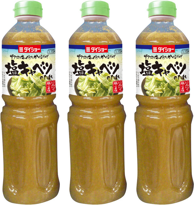 다이쇼 시오 일본 양배추 소스 대용량 1.15kg x 3개