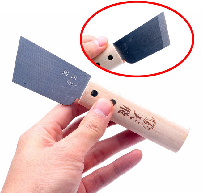 국산 구두칼 창칼 피혁도 날폭 40mm 고급형 이중 복합강 스크래퍼 목공용 헤라 피혁칼 칼헤라 끌칼 껌칼 스크래파 껌제거 페인트 껌헤라 벽지 전단지 제거 퍼티 나이프 구두헤라, 1개