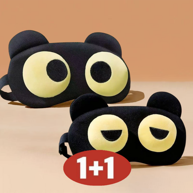 [선물 추천] 귀여운 캐릭터 1+1 남여공용 암막 냉온찜질 수면안대 수면 필수템