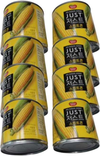 동원 JUST 노슈가 스위트콘, 8개, 340g