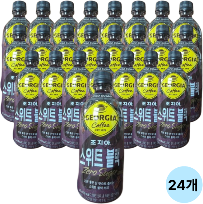 조지아 크래프트 스위트블랙, 24개, 470ml