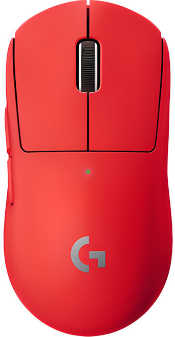 로지텍 PRO X SUPERLIGHT 무선 게이밍 마우스, MR0106, 레드