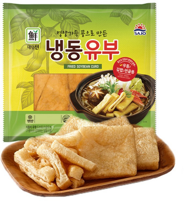 사조 대림 냉동유부 500g /사각 유부, 10개