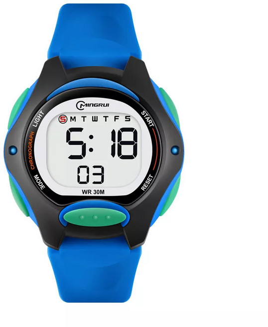 남여공용 학생 스마트칩셋 스포츠 전자 우레탄 손목시계