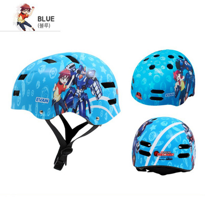 알톤 어린이 인라인 자전거헬멧 터닝메카드 어반, 블루, 1개