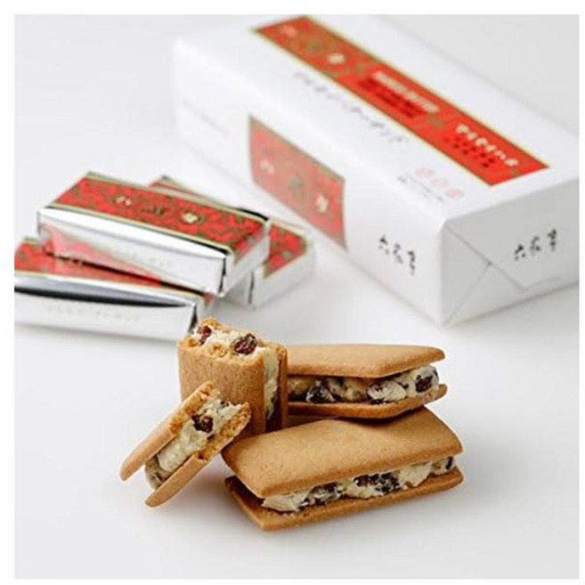 육화정 롯카테이 마루세이 버터샌드 세트당10피스, 4세트
