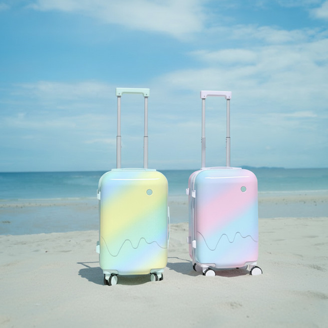 20인치 아이스크림 캐리어 기내용 귀여운 파스텔 캐리어 기내 반입