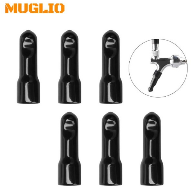 MUGLIO 맥주 수도꼭지 캡 케그 탭 젖꼭지 위생 바 와인 플러그 커버 워터 스파우트 로트당 6, 1개