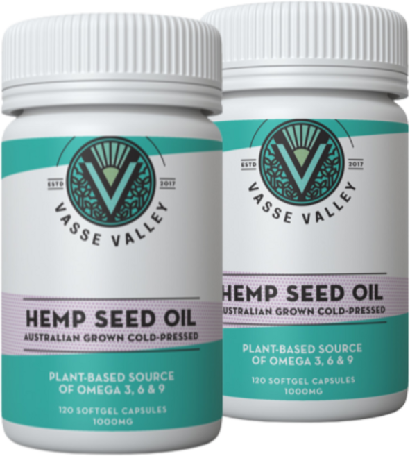 호주산 대마종자유 햄프씨드 오일 1000mg 8개월분