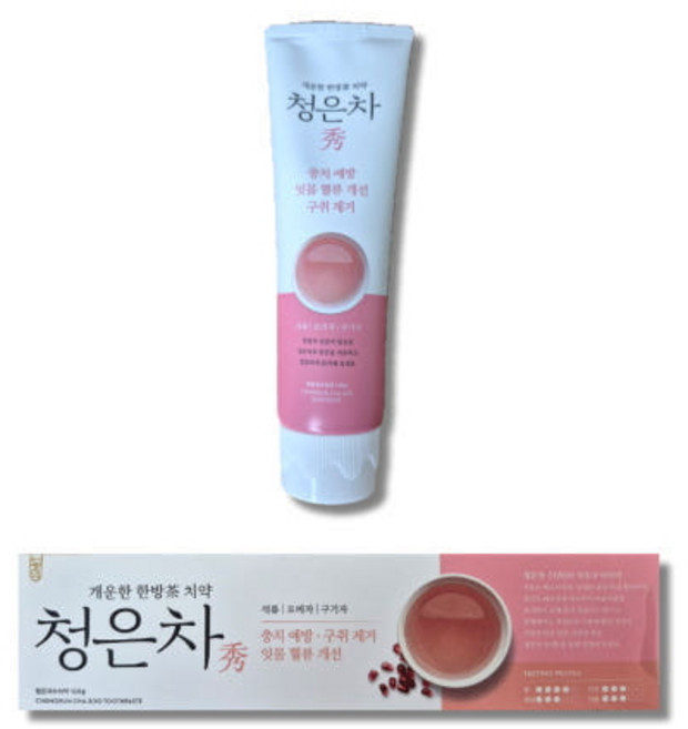 올드림 2080 청은차 치약 120g, 1개