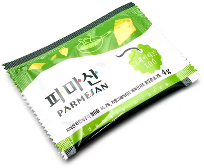 푸드올마켓_ 아담스 일회용 파마산 (4gx500ea) 한박스, 1개, 4g