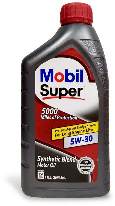 Mobil Super 合成混合機油 5W-30, 1個