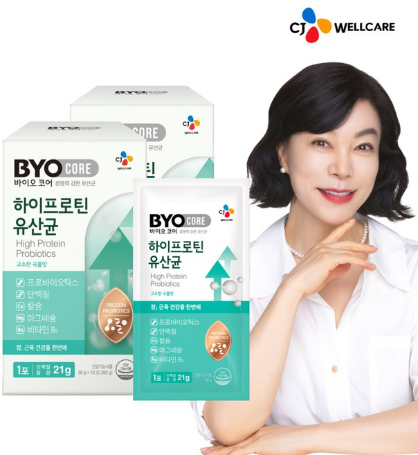 바이오코어 하이프로틴 유산균 고함량 단백질 건강기능식품, 30개, 38g