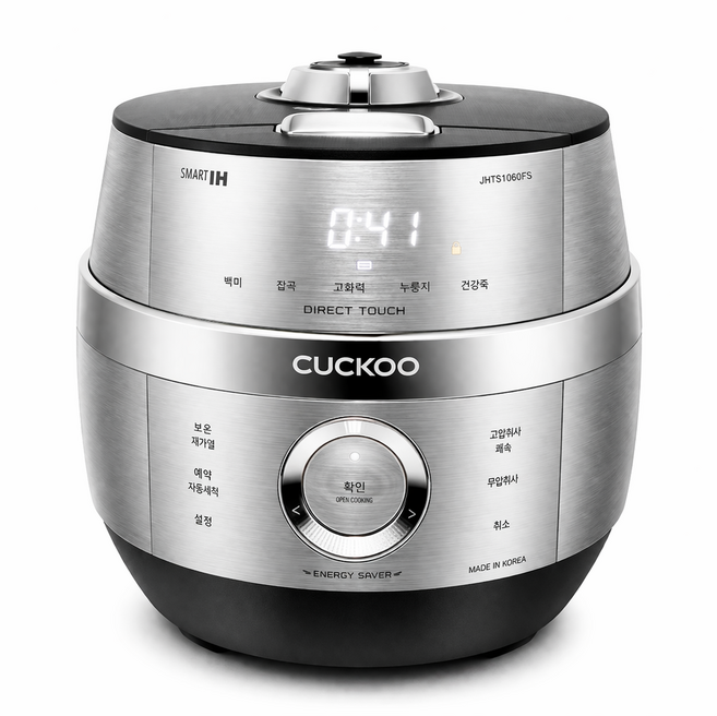 쿠쿠 트윈프레셔 IH 전기 압력밥솥 6인용, CRP-JHTS0660FS, 실버