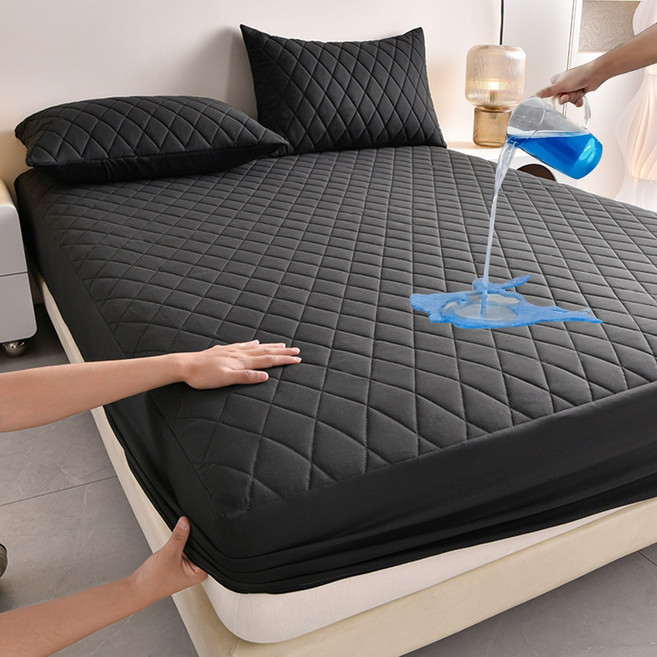 단색 방수 매트리스 토퍼