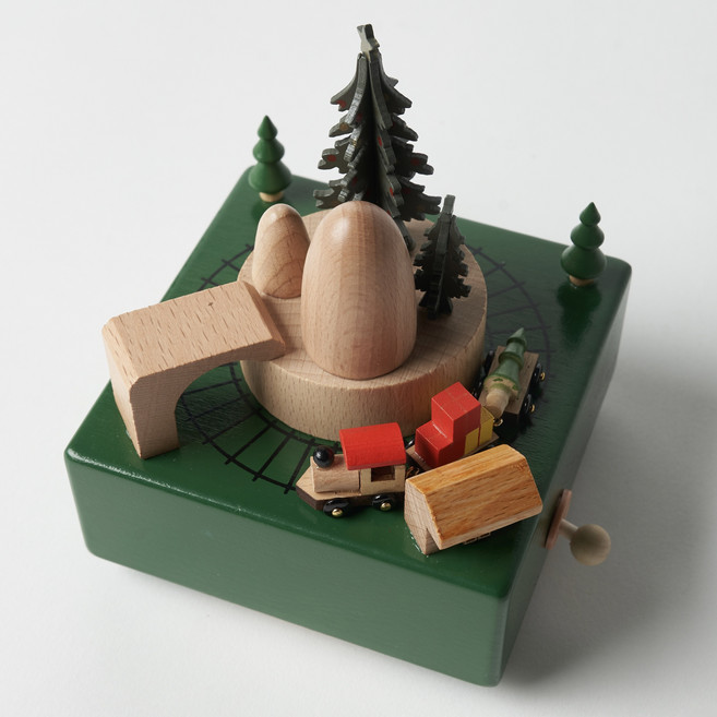 대만 우드 오르골 원목 태엽 뮤직박스, 12.크리스마스 기차 오르골