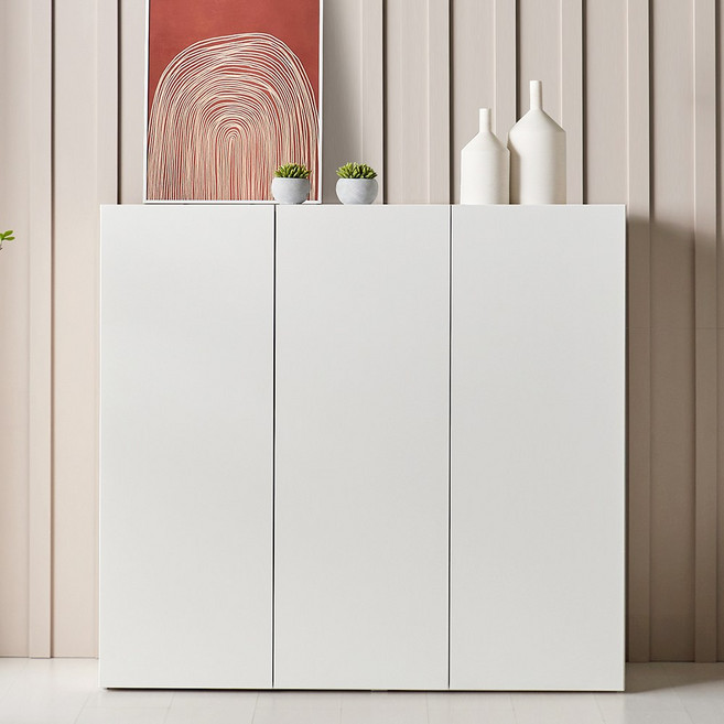 아이모던가구 폭좁은 거실수납장 슬림, 깊은, 08.3단1200