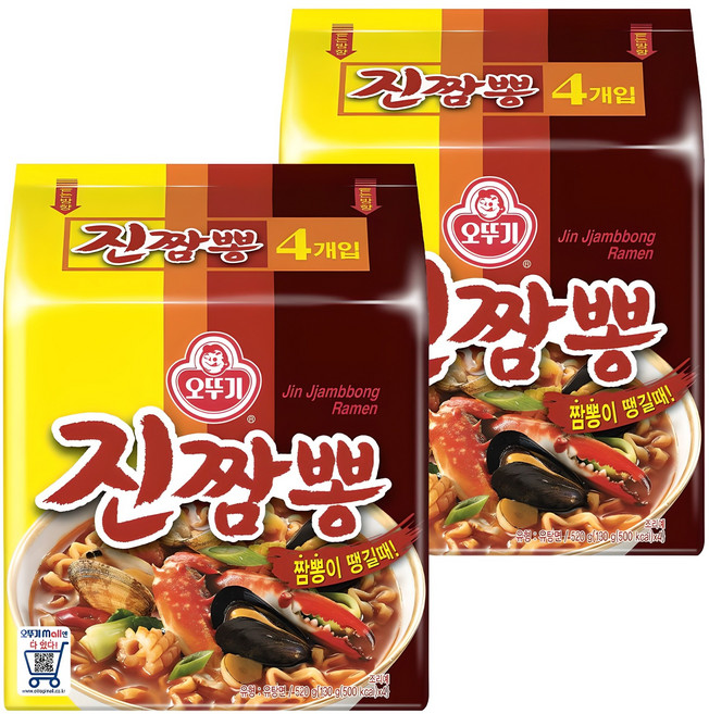 오뚜기 진짬뽕 130g, 8개