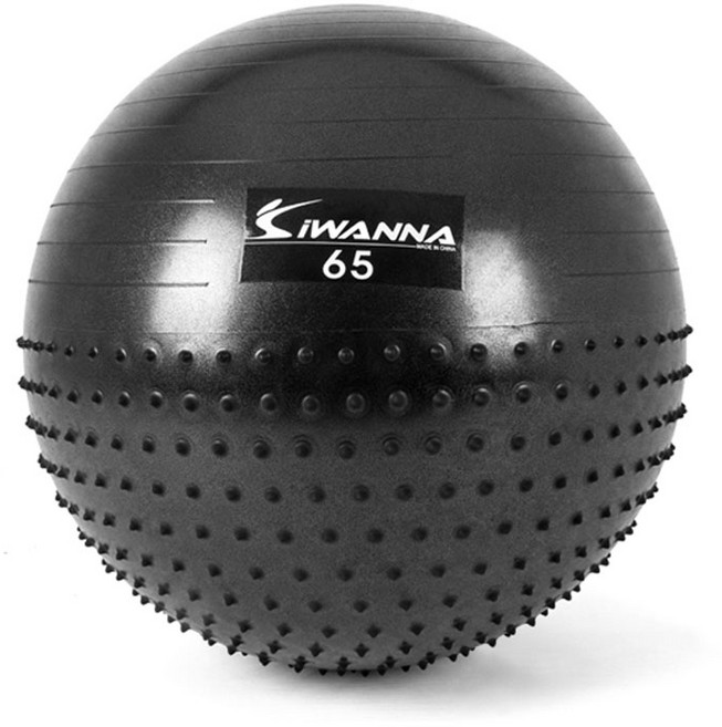 아이워너 안티 버스트 마사지 짐볼, 블랙