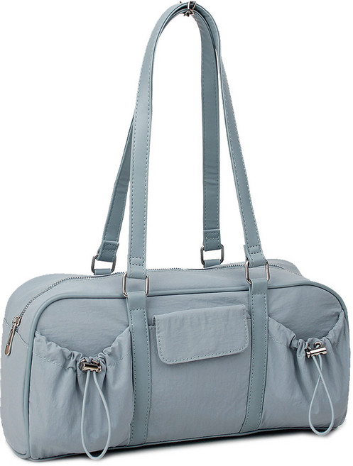 스포티한 캐주얼 가벼운 스트링 출퇴근 데일리 스트릿 경량 무지 슬림한 숄더백