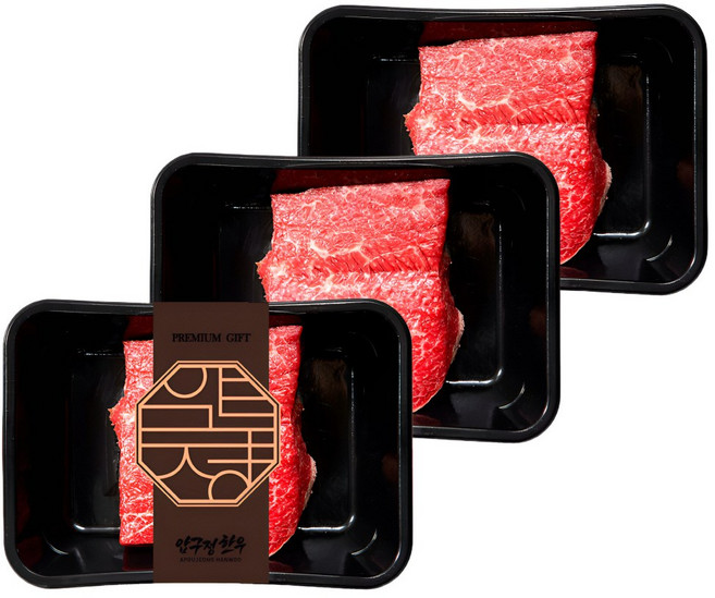 1++등급 한우 양지 900g(300gx3) | 국거리 장조림용 수육용 전골 곰탕 찜용 고급 양지머리 덩어리 미절단 투뿔 한우 마장동 프리미엄 소고기 추천 [냉장] 압구정한우, 300g, 3개