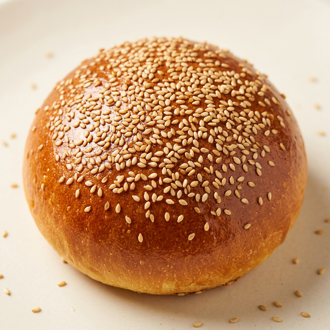 참깨 브리오쉬번 냉동 햄버거번 수제버거빵 65g 12팩 (개별포장), 12개