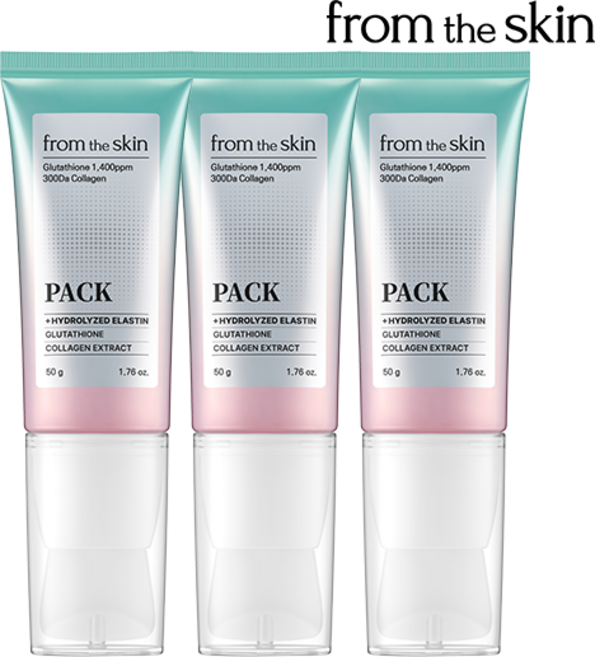 프롬더스킨 글루타치온 콜라겐팩 시즌2, 3개, 1개입