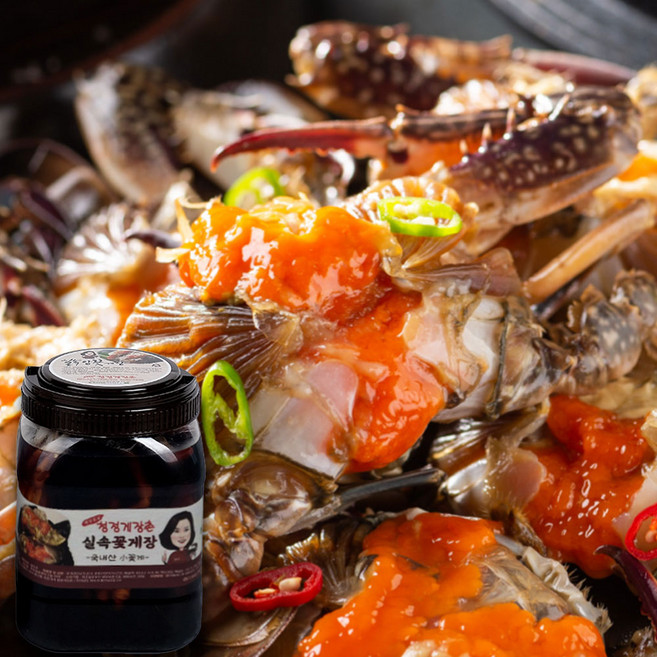 여수 맛집 청정게장촌 간장 실속암꽃게장 간장게장 100%연평도알배기 국내산 소사이즈, 1개, 1.5kg