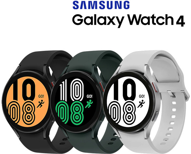 중고 삼성 Galaxy 워치 40mm/44mm/클래식42mm/클래식46mm 블루투스 스마트워치 SM-R860N SM-R870N SM-R880N SM-R890N, 중고 워치4 블랙/충전독 미포함, 4.4cm