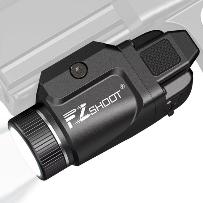 FZ SHOOT 핸드건 전술 라이트 스트로브 모드 / 500 루멘 권총 라이트, 1개, (한개)