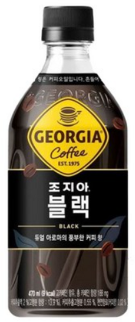 조지아 크래프트 블랙 470ml 24개, 조지아 크래프트 블랙 470ml, 24개