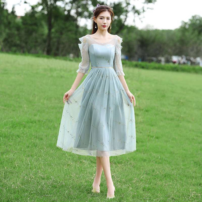 셀프웨딩드레스 빅사이즈 원피스 돌잔치 들러리 피로연 브라이덜샤워