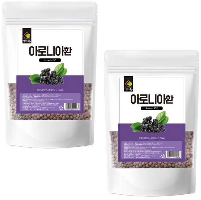 해피스토어70 순수 국산 아로니아환 대용량, 1개, 500g