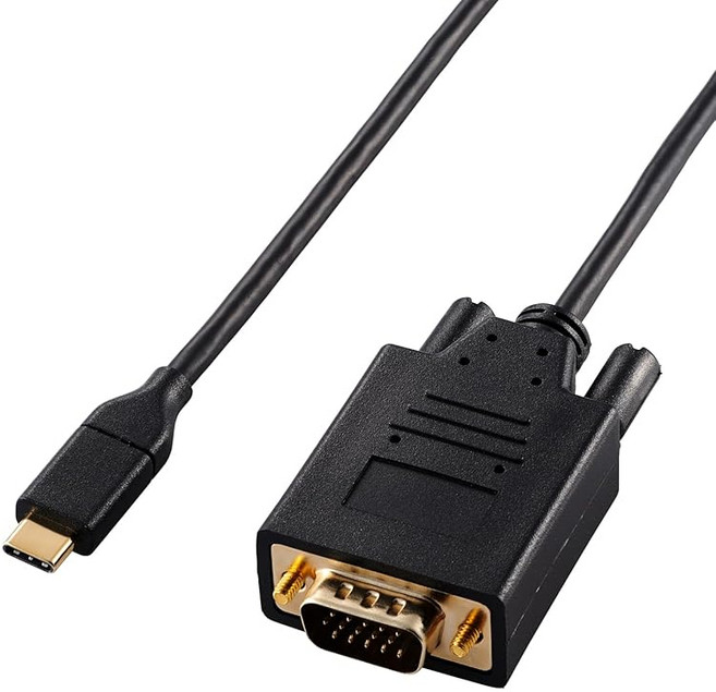 ELECOM usb C to VGA 1m [iPhone 1616 Pro16 Pro Max16 Plus 변환 케이블