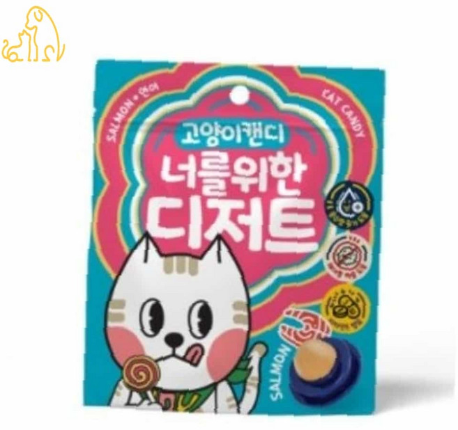 Quick 너를위한디저트 고양이 캔디 연어 3.5g 고양이사탕 반려묘간식